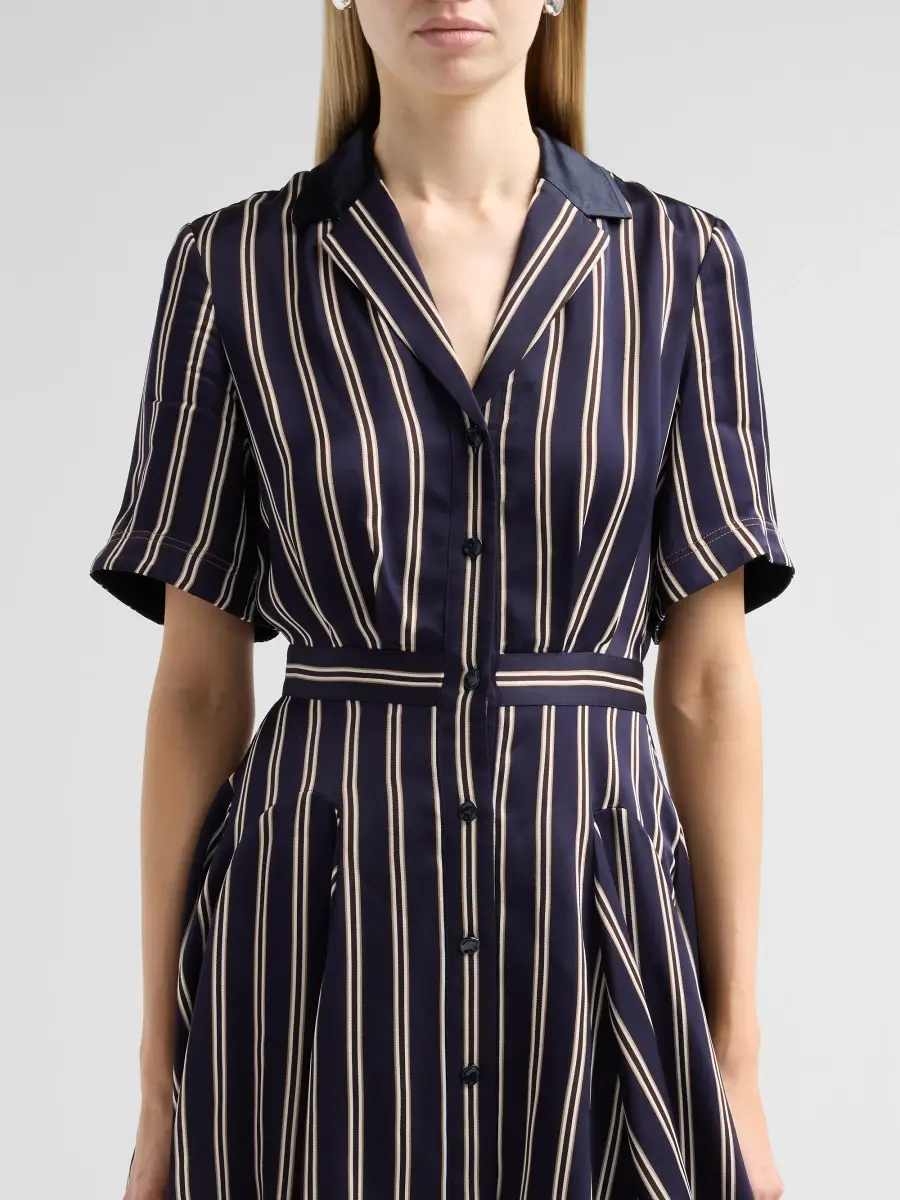 Jason Wu Collection Women's Striped Mini Shirtdress | Thumbnail 5