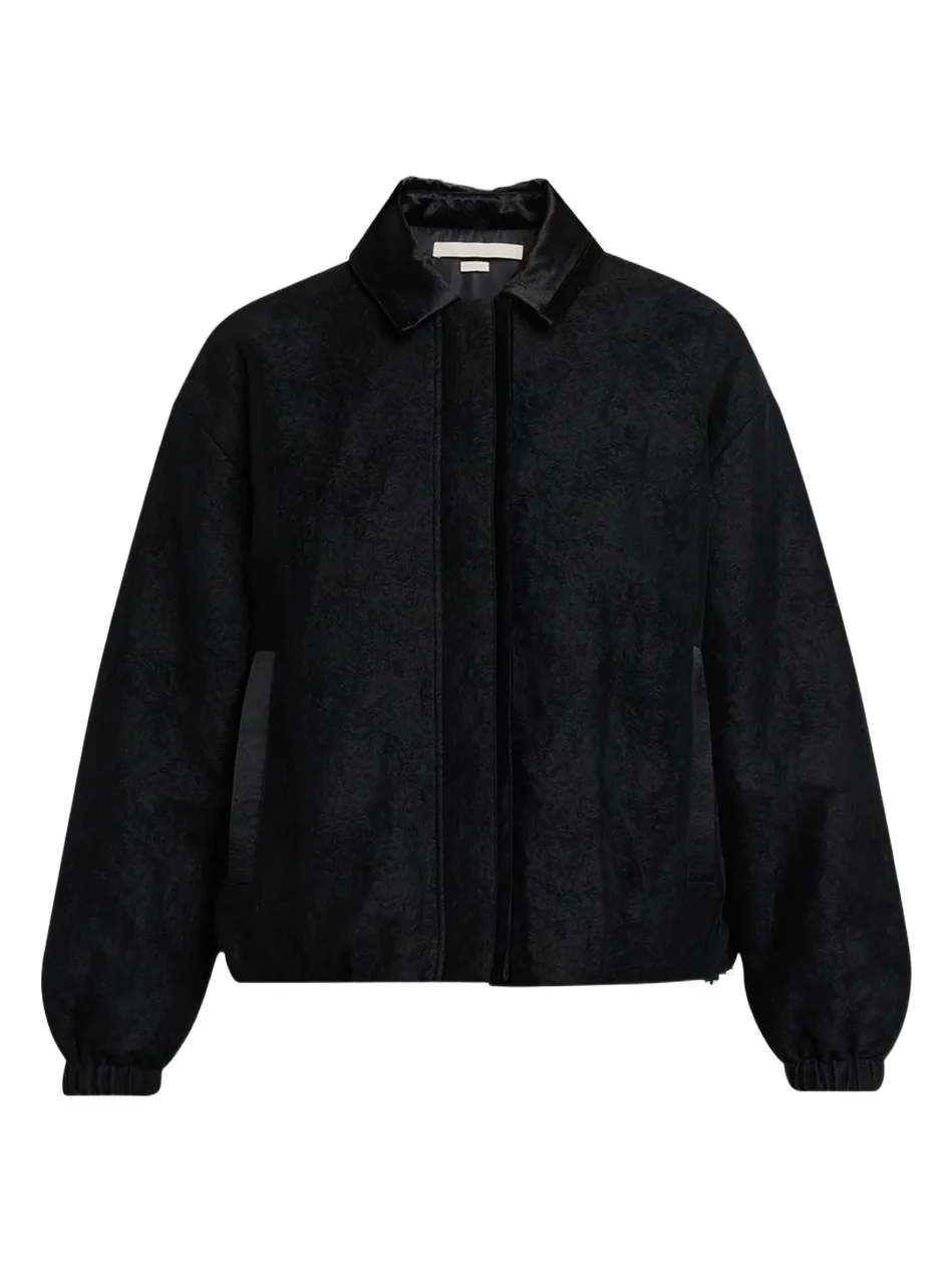 Women's Textured Fray Jacquard Jacket
