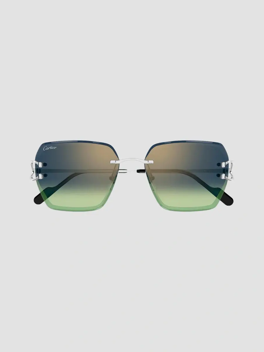 Cartier Women's Motifs De 58MM Platinum-Plated Butterfly Sunglasses | Thumbnail 2 Cartier Women's Motifs De 58MM Platinum-Plated Butterfly Sunglasses | Thumbnail 2