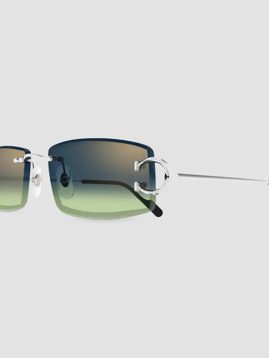 Cartier Men's Motifs De Ct0465S Rimless Rectangular Sunglasses | Thumbnail 3 Cartier Men's Motifs De Ct0465S Rimless Rectangular Sunglasses | Thumbnail 3