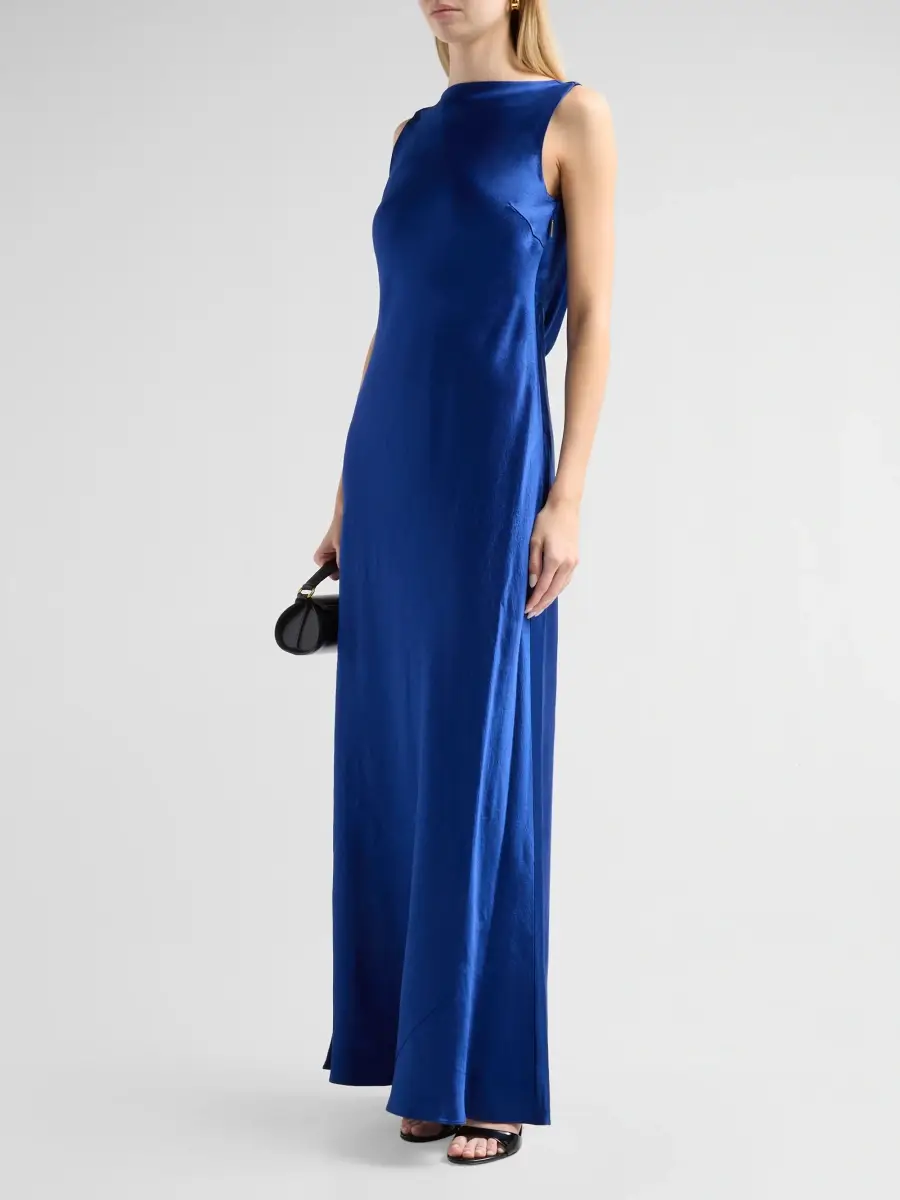 Jason Wu Collection Women's Satin Cowlback A-Line Gown | Thumbnail 4