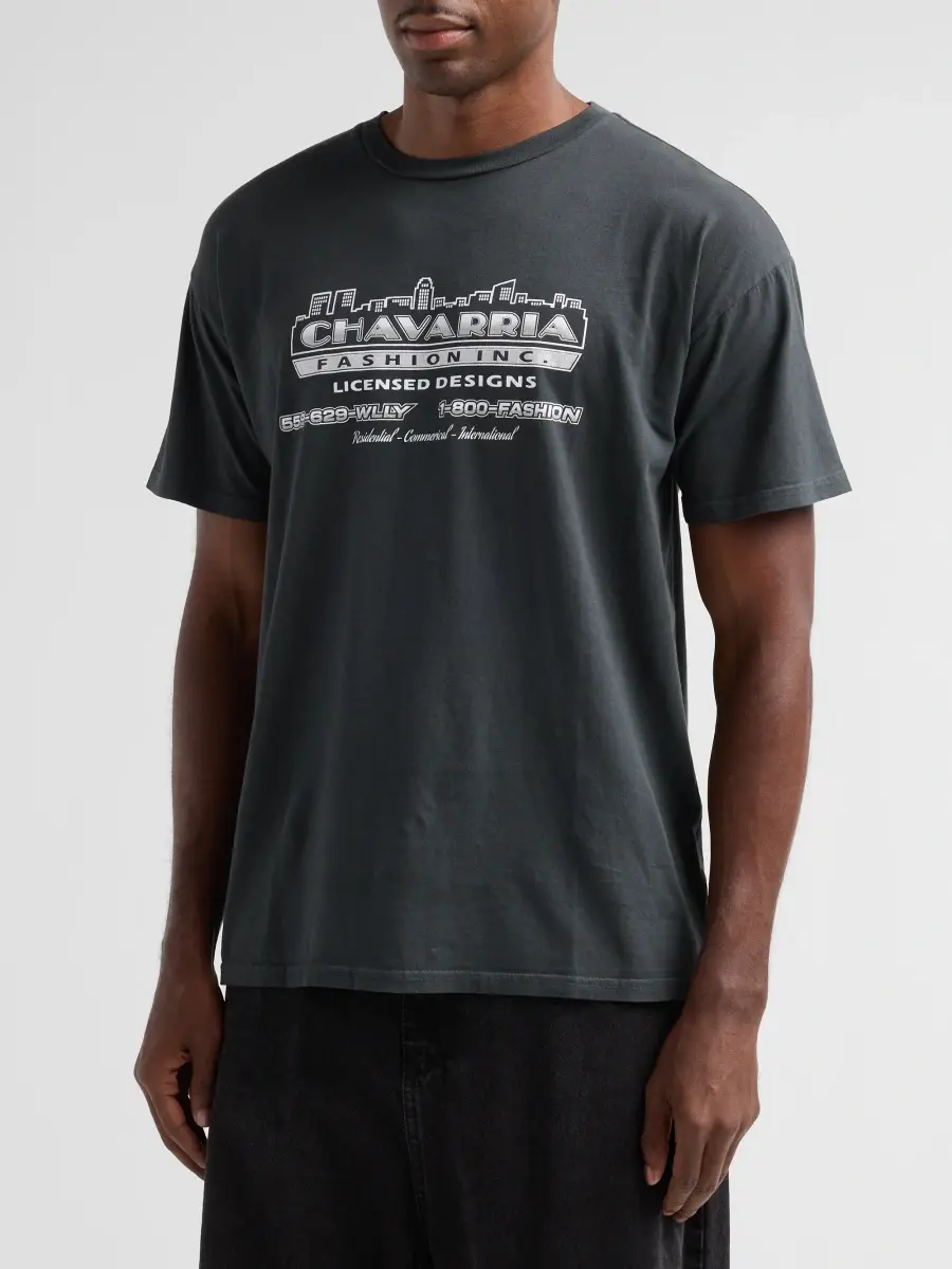 Willy Chavarria Men's Chavarria Licensed Designs Crewneck T-Shirt | Thumbnail 4 Willy Chavarria Men's Chavarria Licensed Designs Crewneck T-Shirt | Thumbnail 4