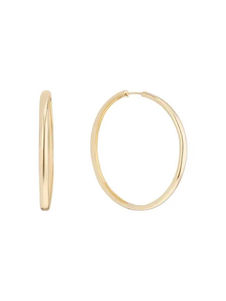 Women's 14K Yellow Gold Hoop Earrings Women's 14K Yellow Gold Hoop Earrings