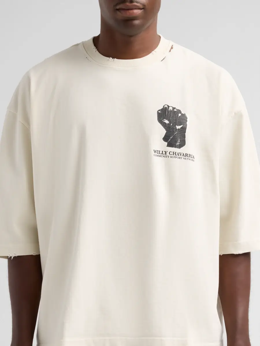 Willy Chavarria Men's Resist, Persist, Exist Buffalo T-Shirt | Thumbnail 5 Willy Chavarria Men's Resist, Persist, Exist Buffalo T-Shirt | Thumbnail 5