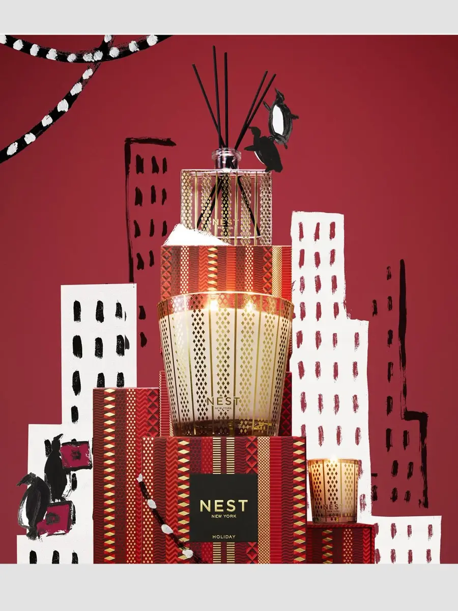NEST New York Holiday Scented Votive Candle | Thumbnail 3