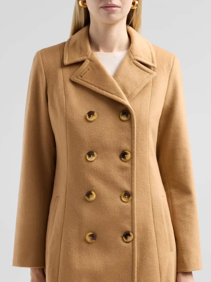 Sofia Cashmere Women's Cashmere Double-Breasted Peacoat | Thumbnail 5 Sofia Cashmere Women's Cashmere Double-Breasted Peacoat | Thumbnail 5