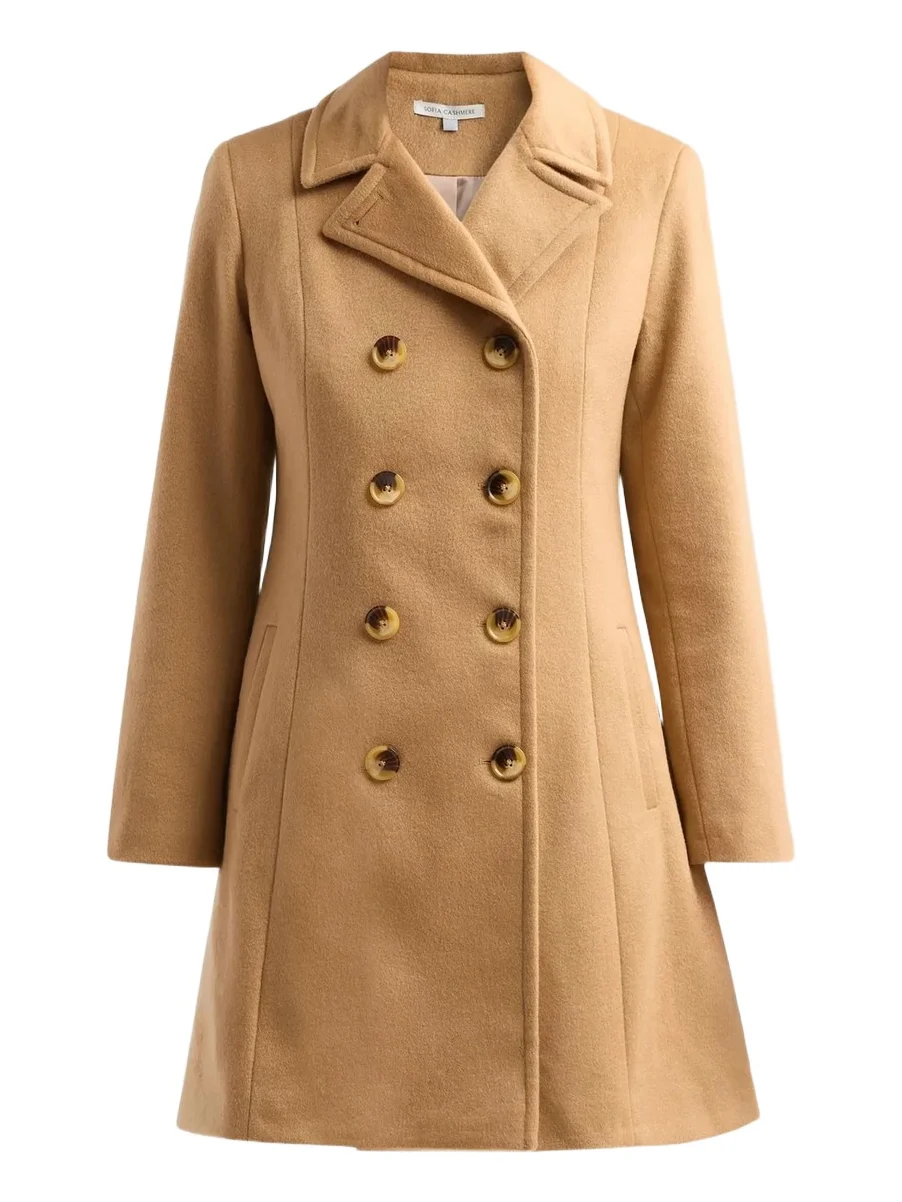 Women's Cashmere Double-Breasted Peacoat Women's Cashmere Double-Breasted Peacoat