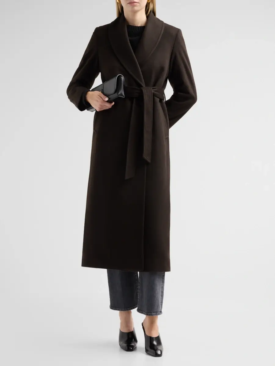 Sofia Cashmere Women's Cashmere Shawl-Collar Coat | Thumbnail 2 Sofia Cashmere Women's Cashmere Shawl-Collar Coat | Thumbnail 2