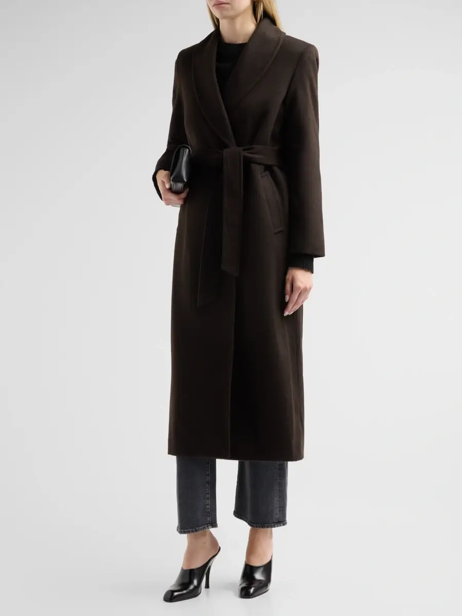 Sofia Cashmere Women's Cashmere Shawl-Collar Coat | Thumbnail 4 Sofia Cashmere Women's Cashmere Shawl-Collar Coat | Thumbnail 4