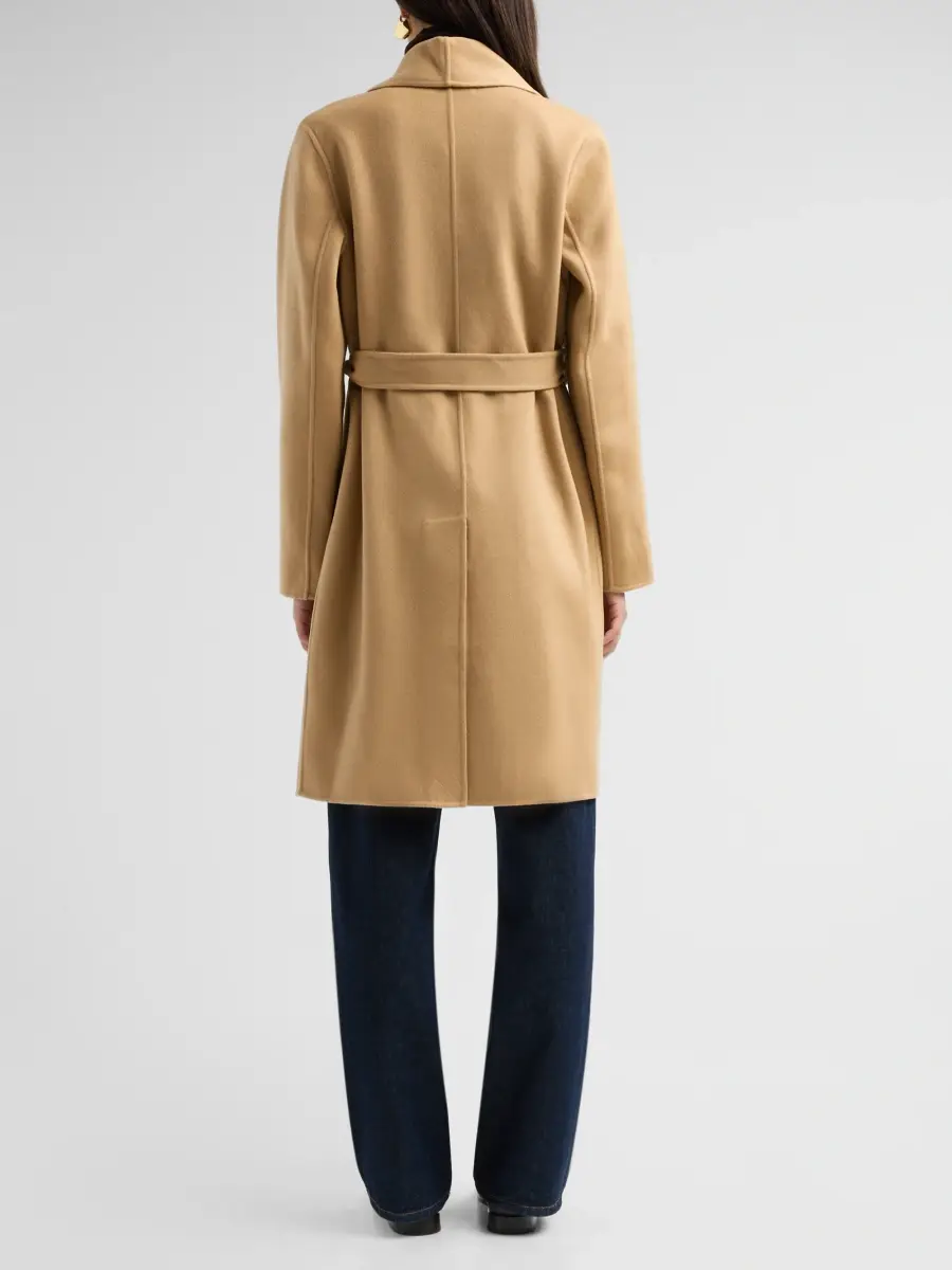 Sofia Cashmere Women's Double-Face Wool-Cashmere Wrap Coat | Thumbnail 3 Sofia Cashmere Women's Double-Face Wool-Cashmere Wrap Coat | Thumbnail 3