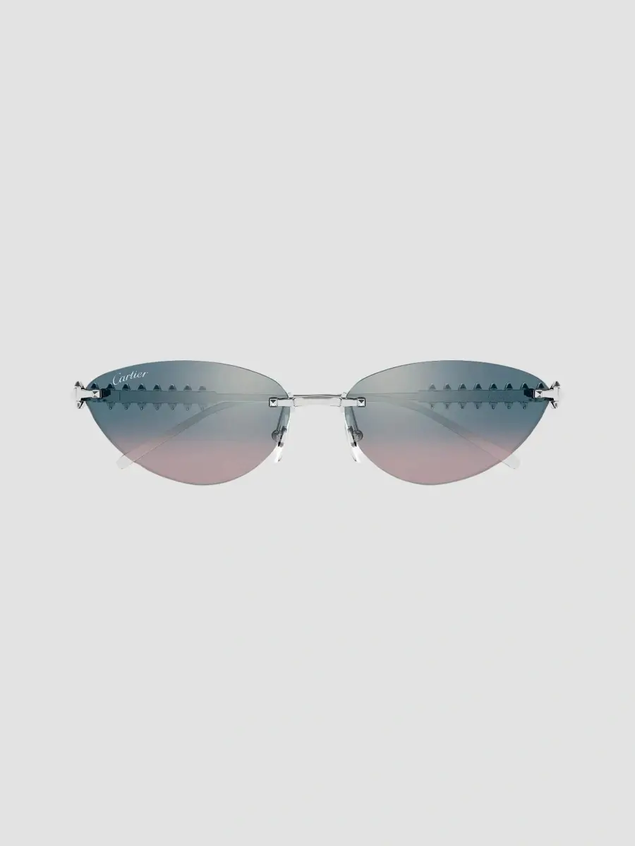 Cartier Women's Clash de 58MM Cat-Eye Sunglasses | Thumbnail 2