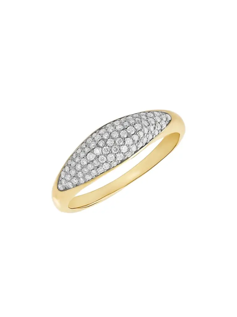 Lana Women's Protofusion 14K Yellow Gold & 0.30 TCW Diamond Pinky Ring
