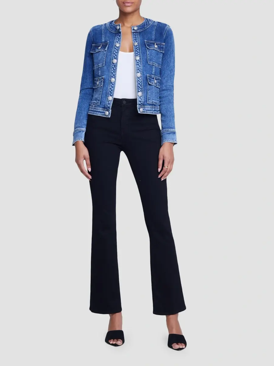 L'Agence Women's Yari Collarless Jacket | Thumbnail 2