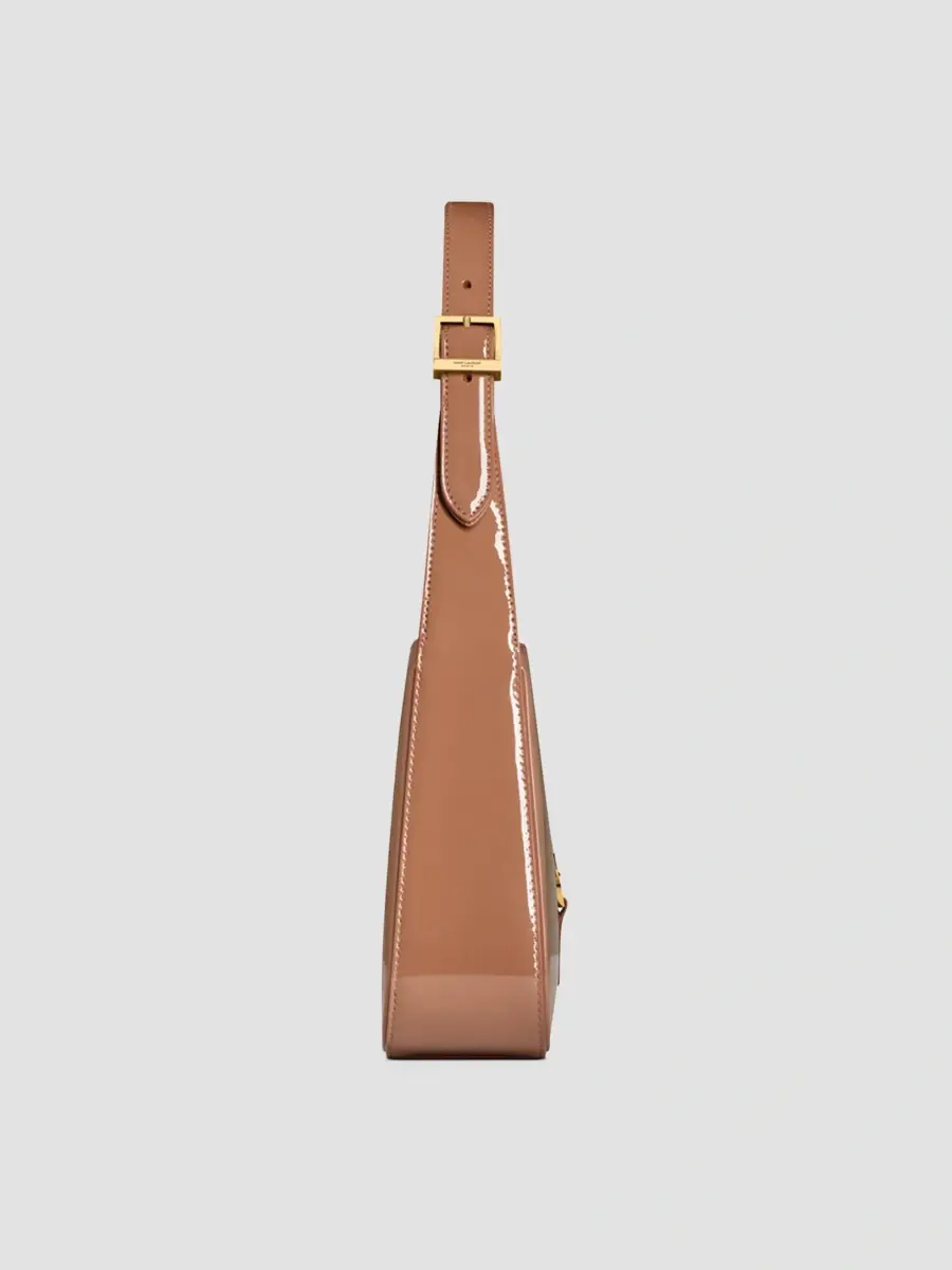 Saint Laurent Women's Le 5 à 7 Shoulder Bag in Patent Leather - Faded Brick | Thumbnail 5 Saint Laurent Women's Le 5 à 7 Shoulder Bag in Patent Leather - Faded Brick | Thumbnail 5