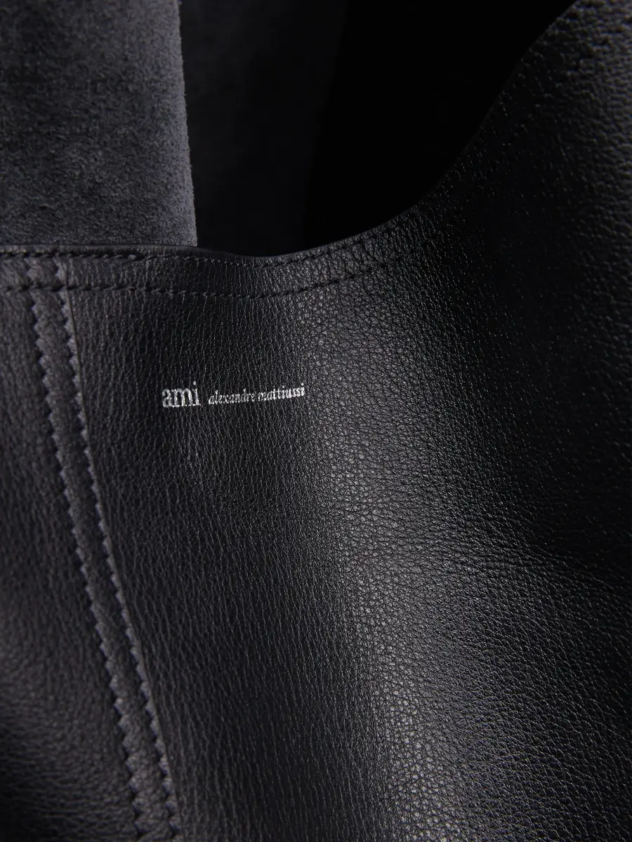 AMI PARIS Men's Etienne Leather Crossbody Bag | Thumbnail 6 AMI PARIS Men's Etienne Leather Crossbody Bag | Thumbnail 6