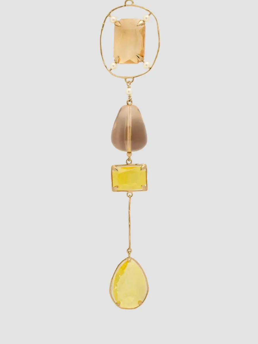 Givenchy Women's Rainbow Drop Necklace in Metal and Crystals | Thumbnail 3 Givenchy Women's Rainbow Drop Necklace in Metal and Crystals | Thumbnail 3
