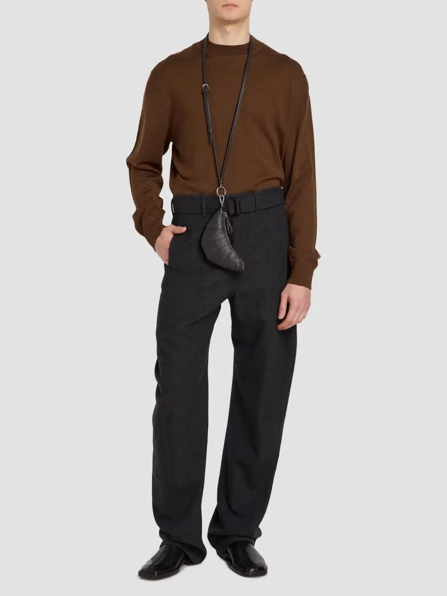 Lemaire Unisex Croissant Leather Crossbody | Thumbnail 2 Lemaire Unisex Croissant Leather Crossbody | Thumbnail 2