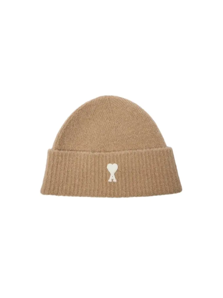 Men's Logo Alpaca-Blend Knit Beanie Hat Men's Logo Alpaca-Blend Knit Beanie Hat