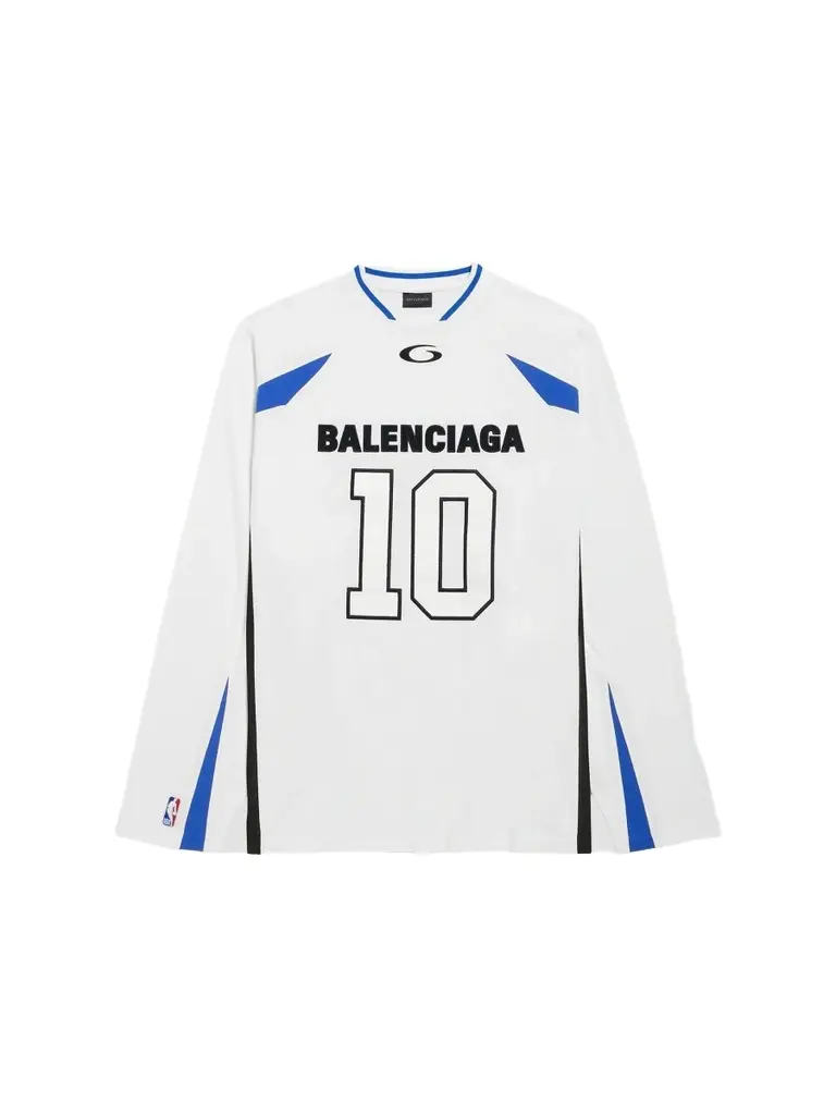 Balenciaga Men's / NBA Collaboration Oversized Long Sleeve T-Shirt