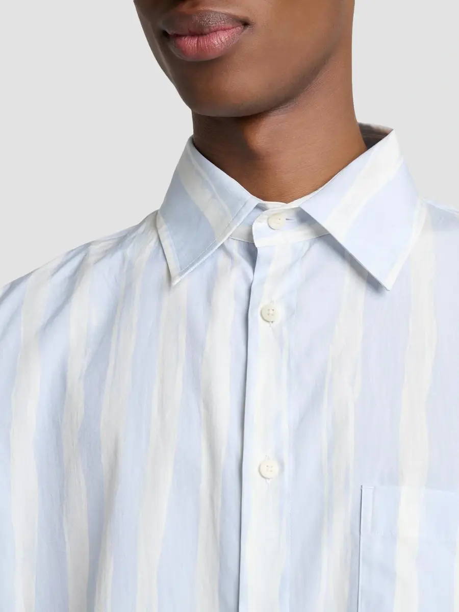Jacquemus Men's Wave Stripe Cotton Shirt | Thumbnail 5 Jacquemus Men's Wave Stripe Cotton Shirt | Thumbnail 5