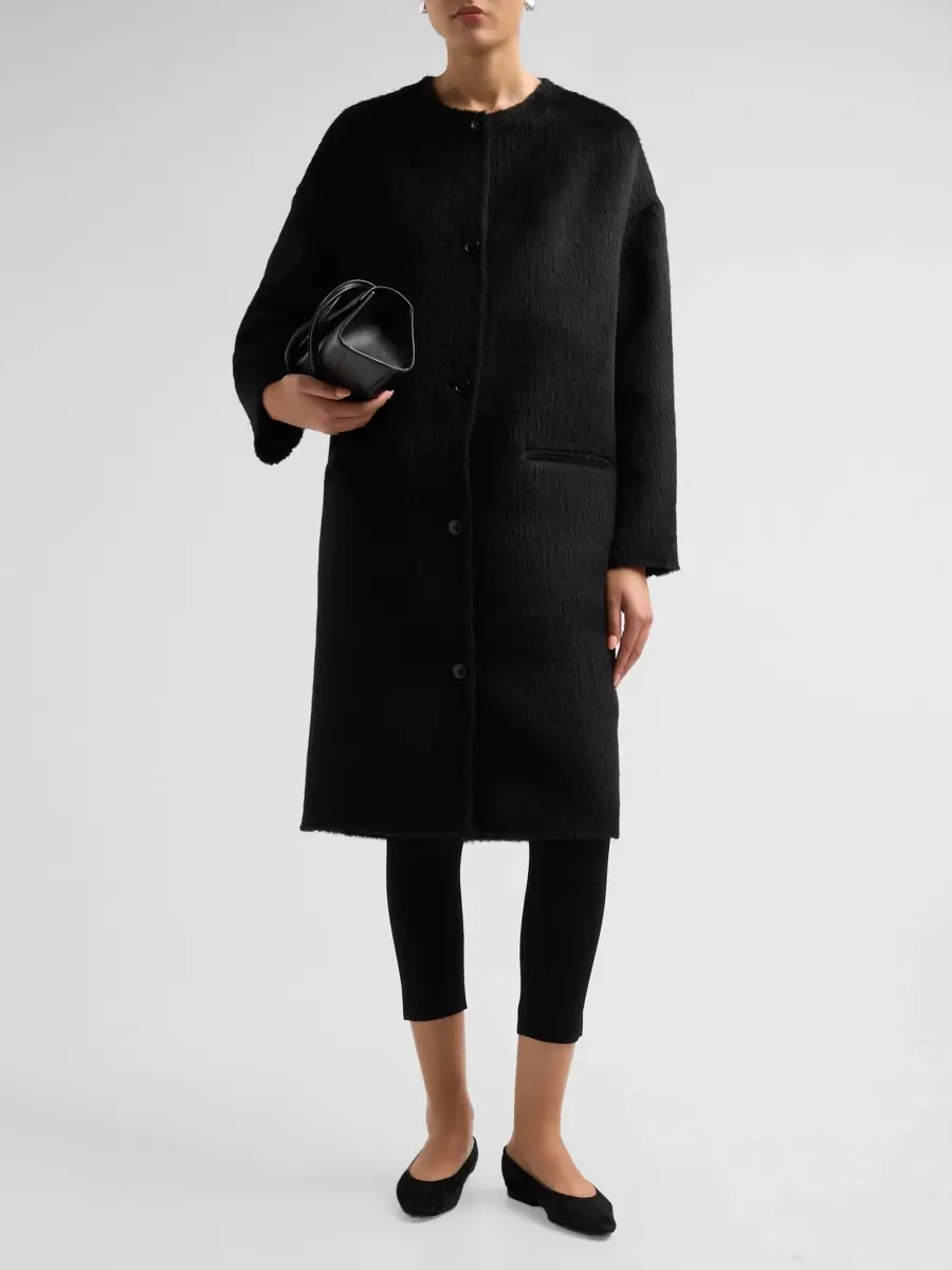 Loulou de Saison Women's Orson Oval-Shaped Coat | Thumbnail 2 Loulou de Saison Women's Orson Oval-Shaped Coat | Thumbnail 2