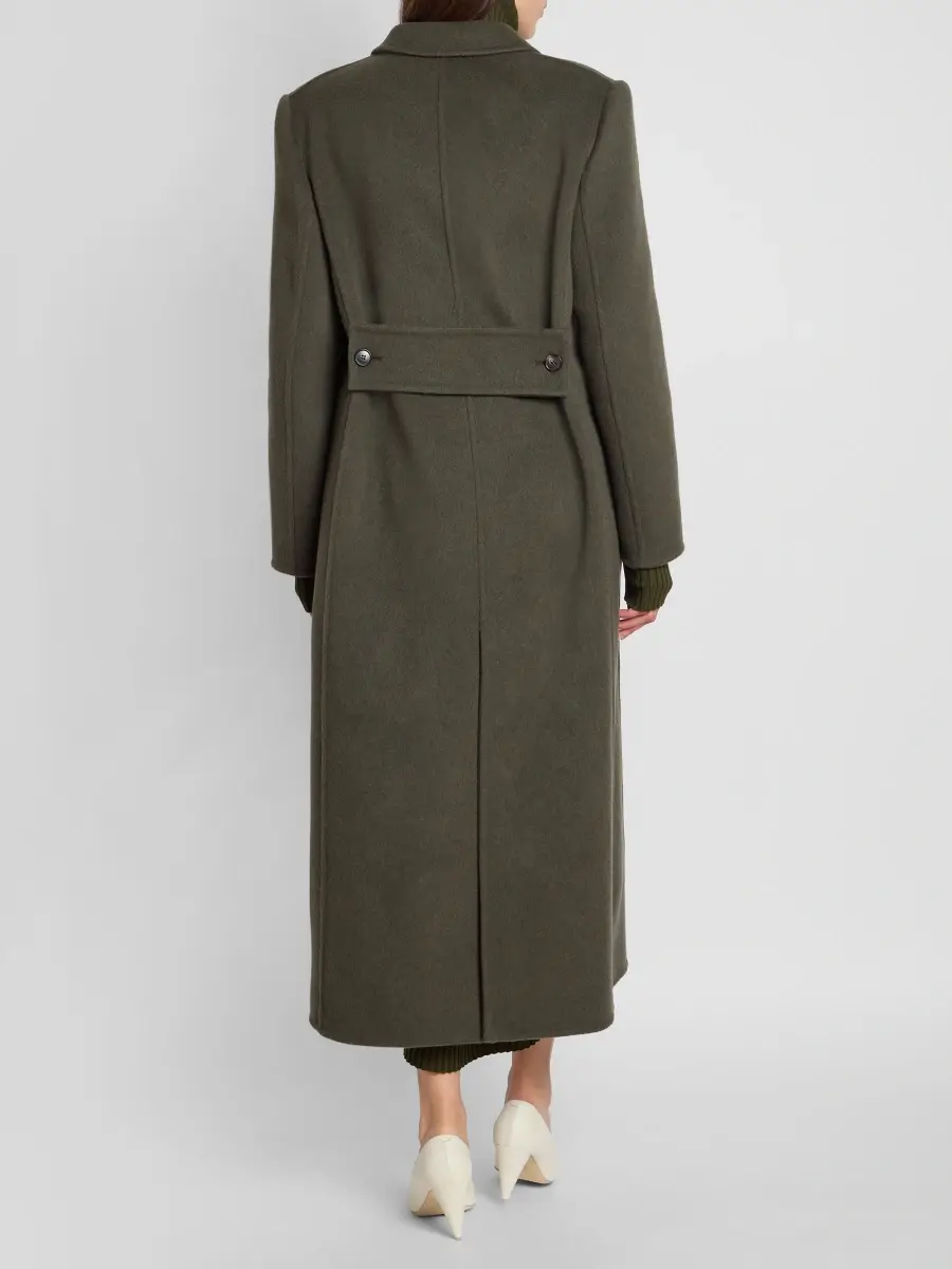 Victoria Beckham Women's Catriona Wool-Blend Double-Breasted Coat | Thumbnail 3 Victoria Beckham Women's Catriona Wool-Blend Double-Breasted Coat | Thumbnail 3
