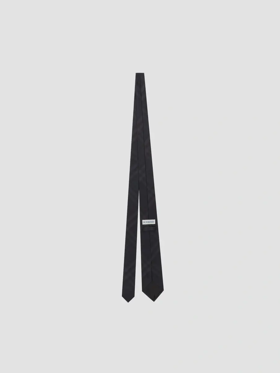 Burberry Men's Manston Check Silk Tie | Thumbnail 2 Burberry Men's Manston Check Silk Tie | Thumbnail 2