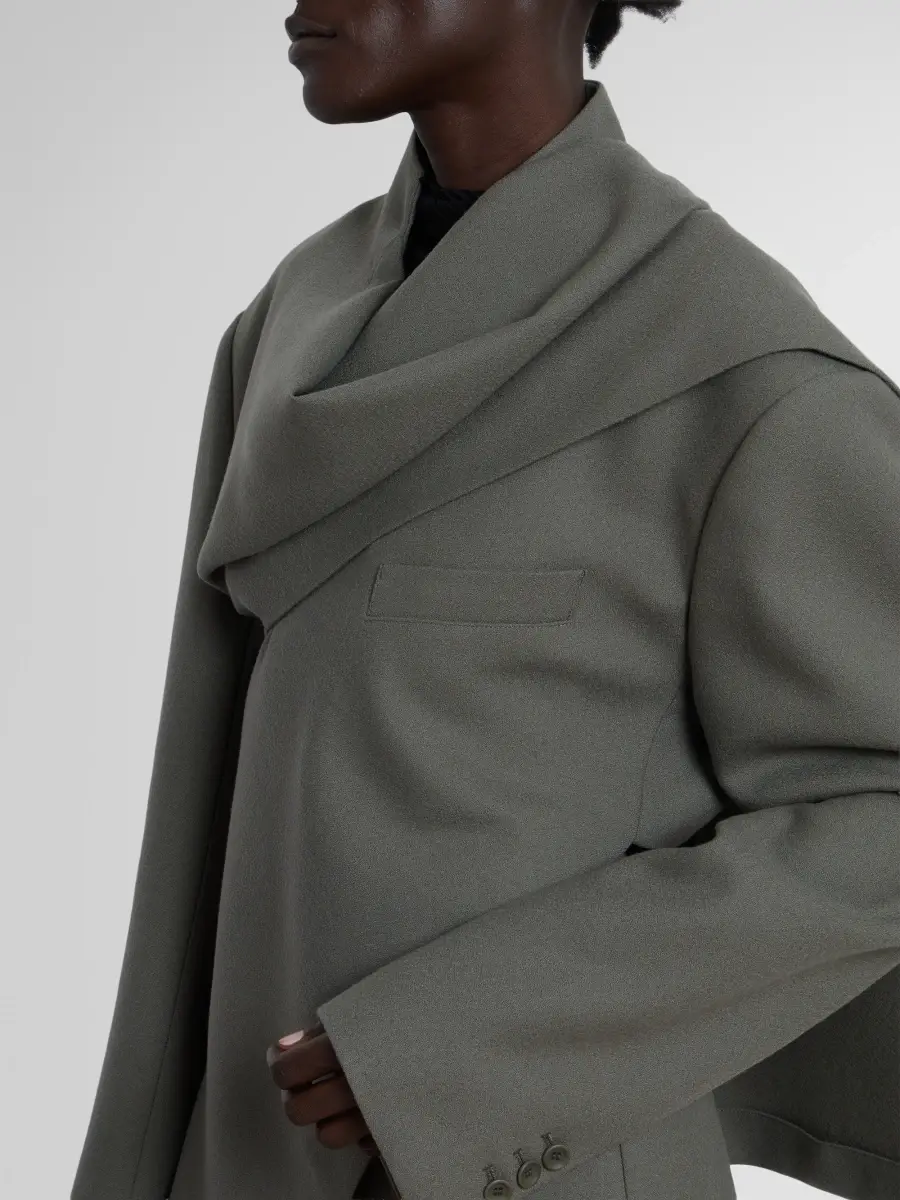 Issey Miyake Women's Calligraph Wool Jacket | Thumbnail 5 Issey Miyake Women's Calligraph Wool Jacket | Thumbnail 5