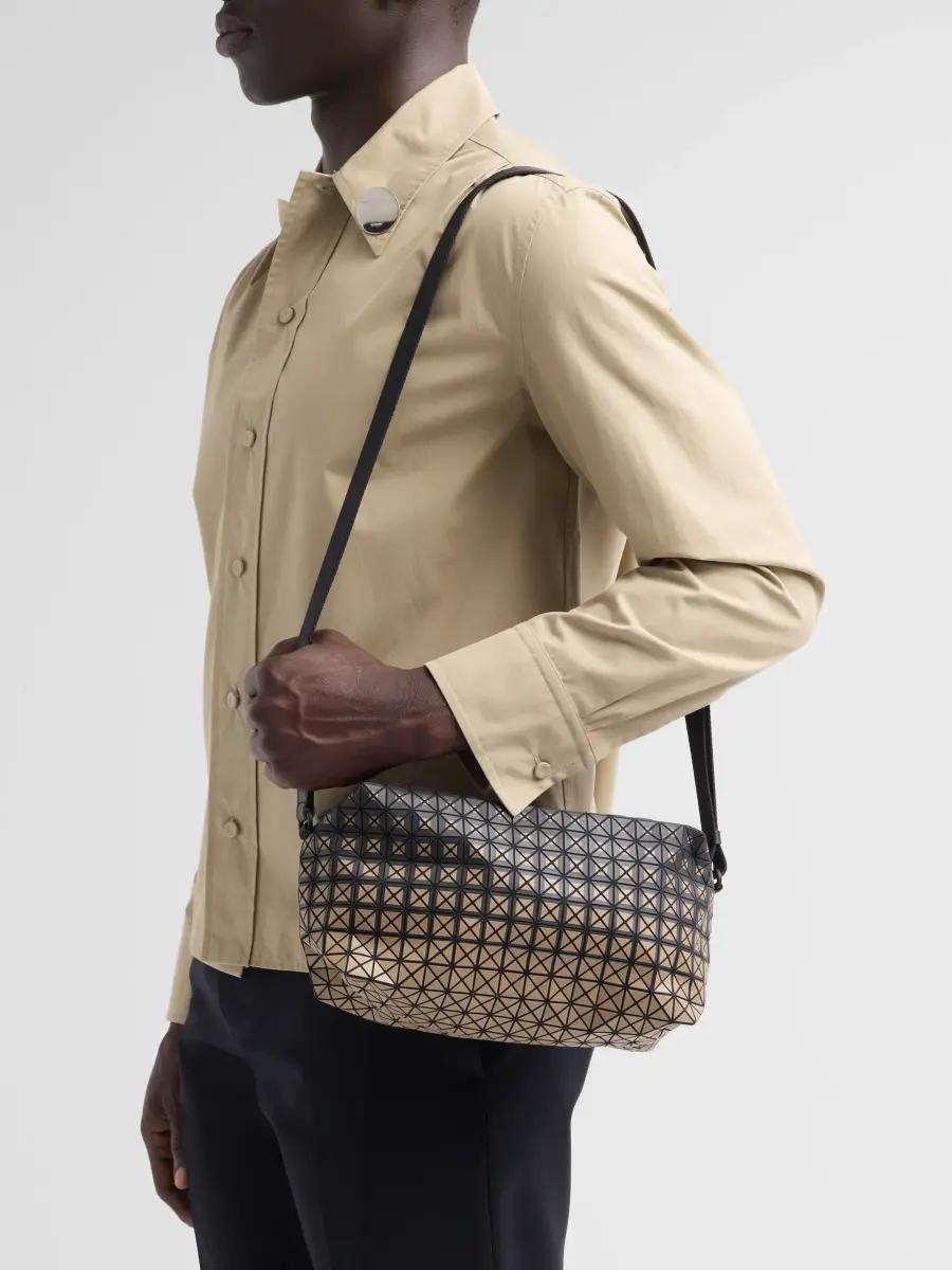 Bao Bao Issey Miyake Men's Gradual Geometric Saddle Bag | Thumbnail 2 Bao Bao Issey Miyake Men's Gradual Geometric Saddle Bag | Thumbnail 2