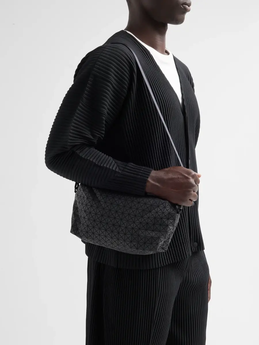 Bao Bao Issey Miyake Men's Saddle Crossbody Bag | Thumbnail 2 Bao Bao Issey Miyake Men's Saddle Crossbody Bag | Thumbnail 2