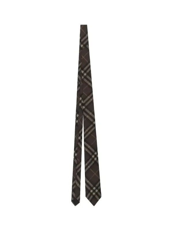 Men's Manston Check Silk Tie Men's Manston Check Silk Tie