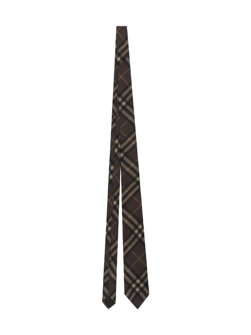 Burberry Men's Manston Check Silk Tie