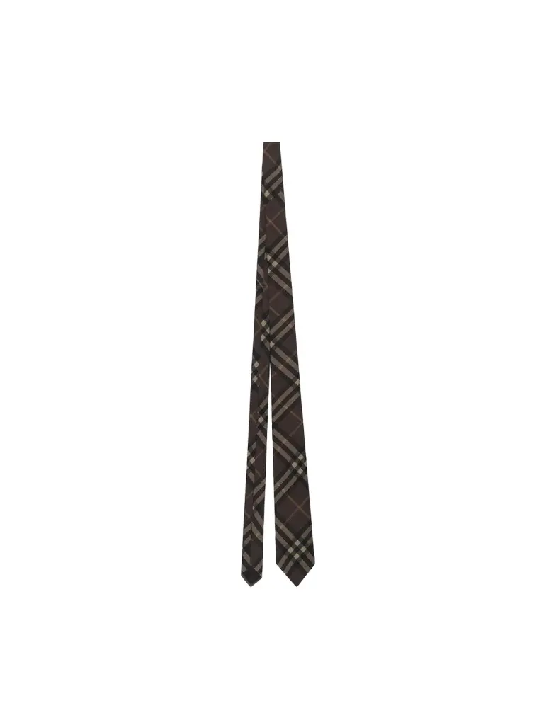Burberry Men's Manston Check Silk Tie
