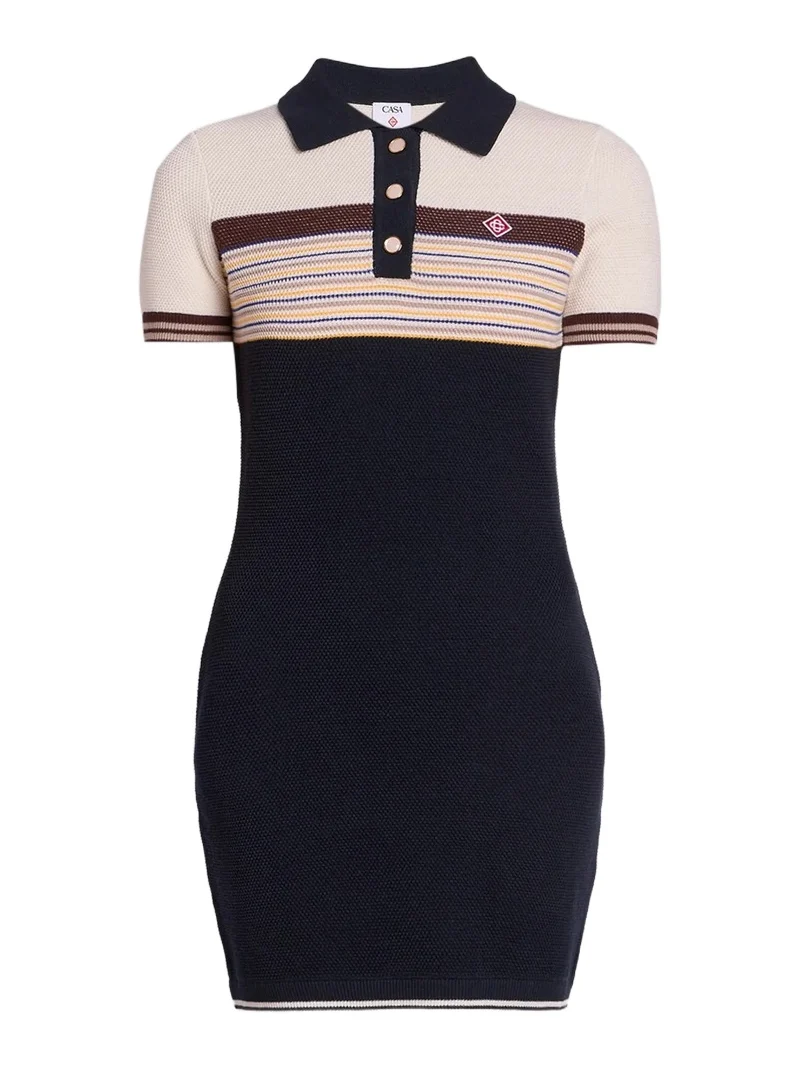 Women's Cafe Stripe Polo Dress Women's Cafe Stripe Polo Dress