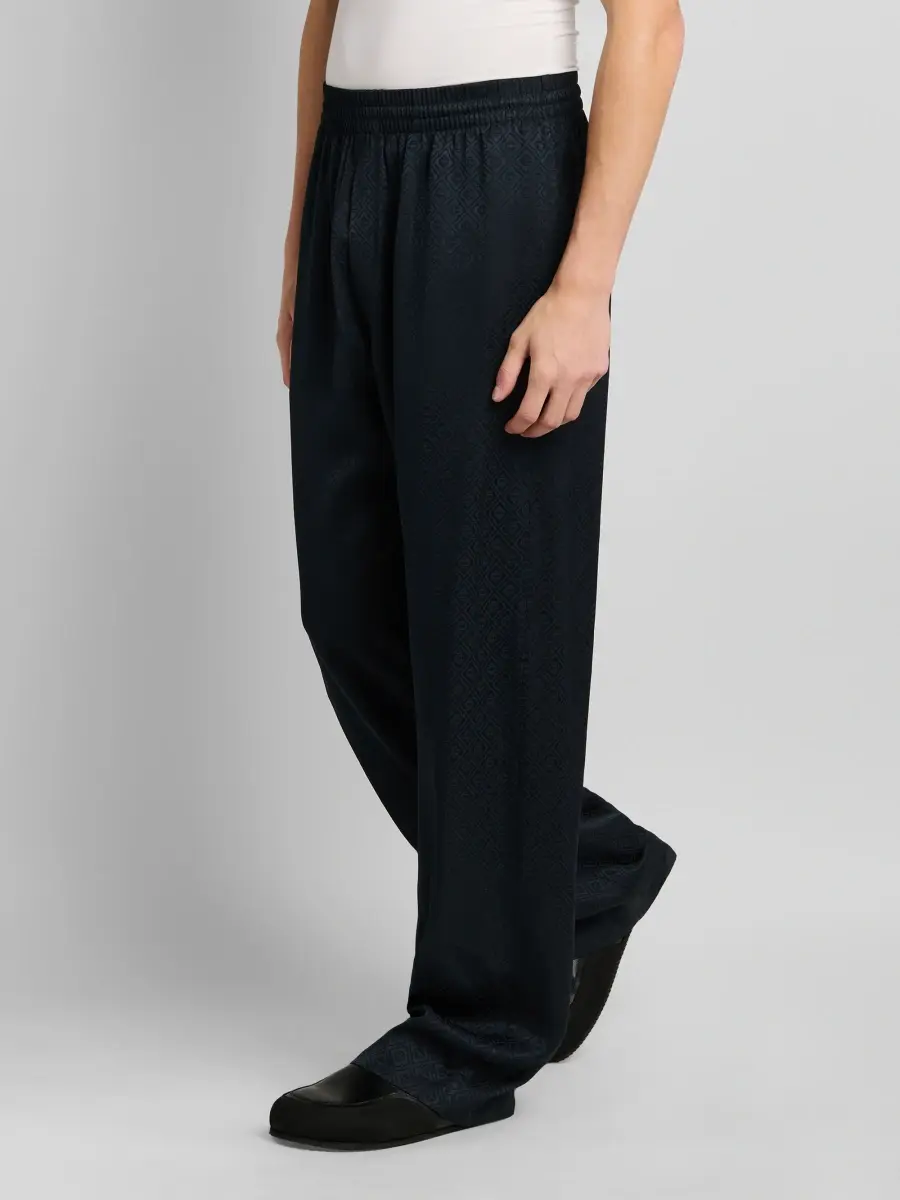 Casablanca Men's Monogram Satin Trousers | Thumbnail 4 Casablanca Men's Monogram Satin Trousers | Thumbnail 4