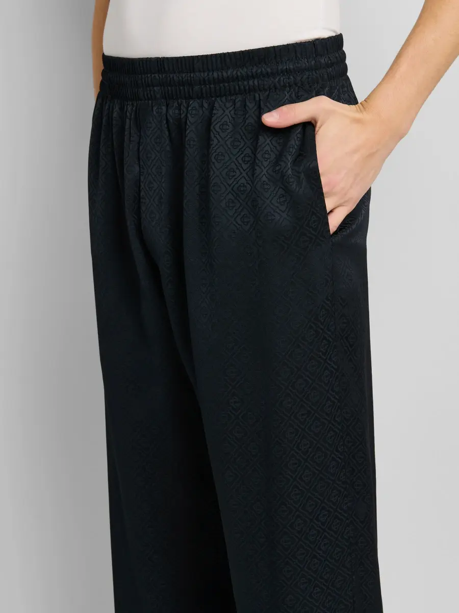 Casablanca Men's Monogram Satin Trousers | Thumbnail 5 Casablanca Men's Monogram Satin Trousers | Thumbnail 5