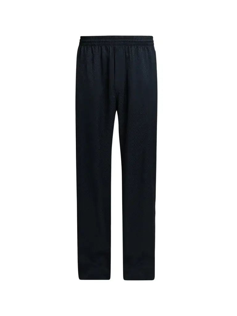 Casablanca Men's Monogram Satin Trousers
