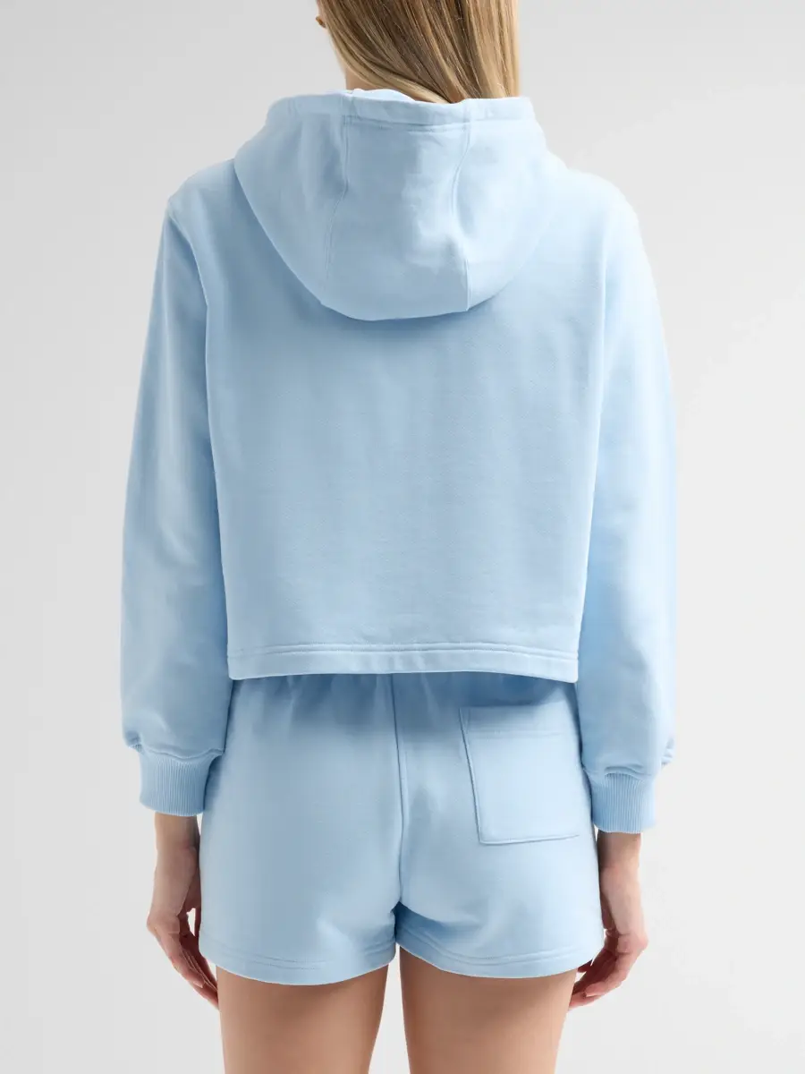 Casablanca Women's Tennis Club Icon Full-Zip Hoodie | Thumbnail 3 Casablanca Women's Tennis Club Icon Full-Zip Hoodie | Thumbnail 3