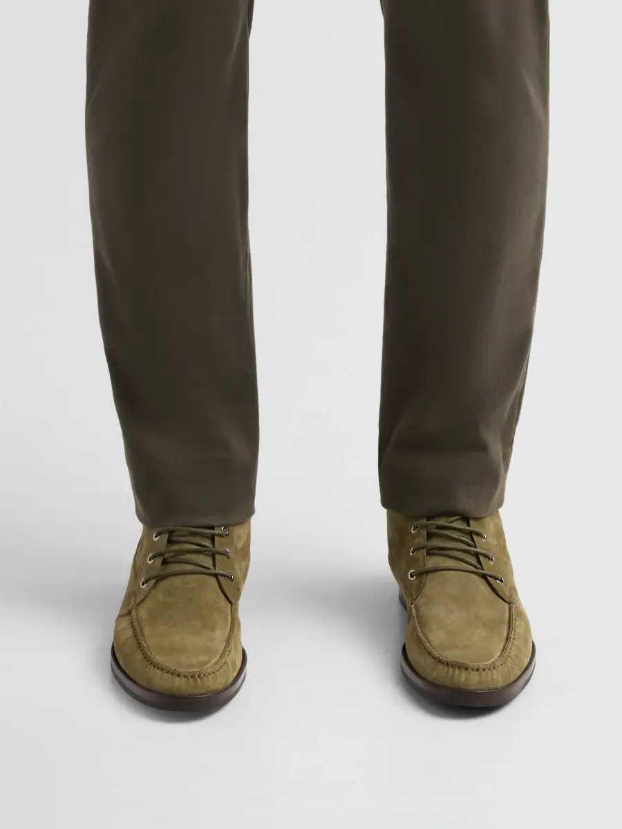 Manolo Blahnik Men's Rhinebeck Suede Ankle Boots | Thumbnail 2 Manolo Blahnik Men's Rhinebeck Suede Ankle Boots | Thumbnail 2