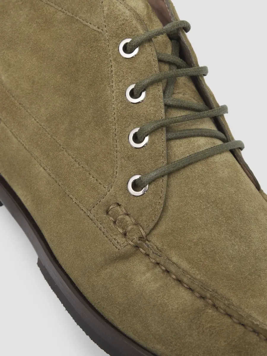 Manolo Blahnik Men's Rhinebeck Suede Ankle Boots | Thumbnail 6 Manolo Blahnik Men's Rhinebeck Suede Ankle Boots | Thumbnail 6