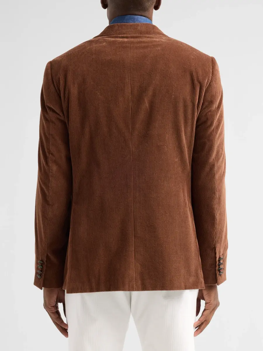Canali Men's Velvet Corduroy Cotton Double-Breasted Jacket | Thumbnail 3 Canali Men's Velvet Corduroy Cotton Double-Breasted Jacket | Thumbnail 3