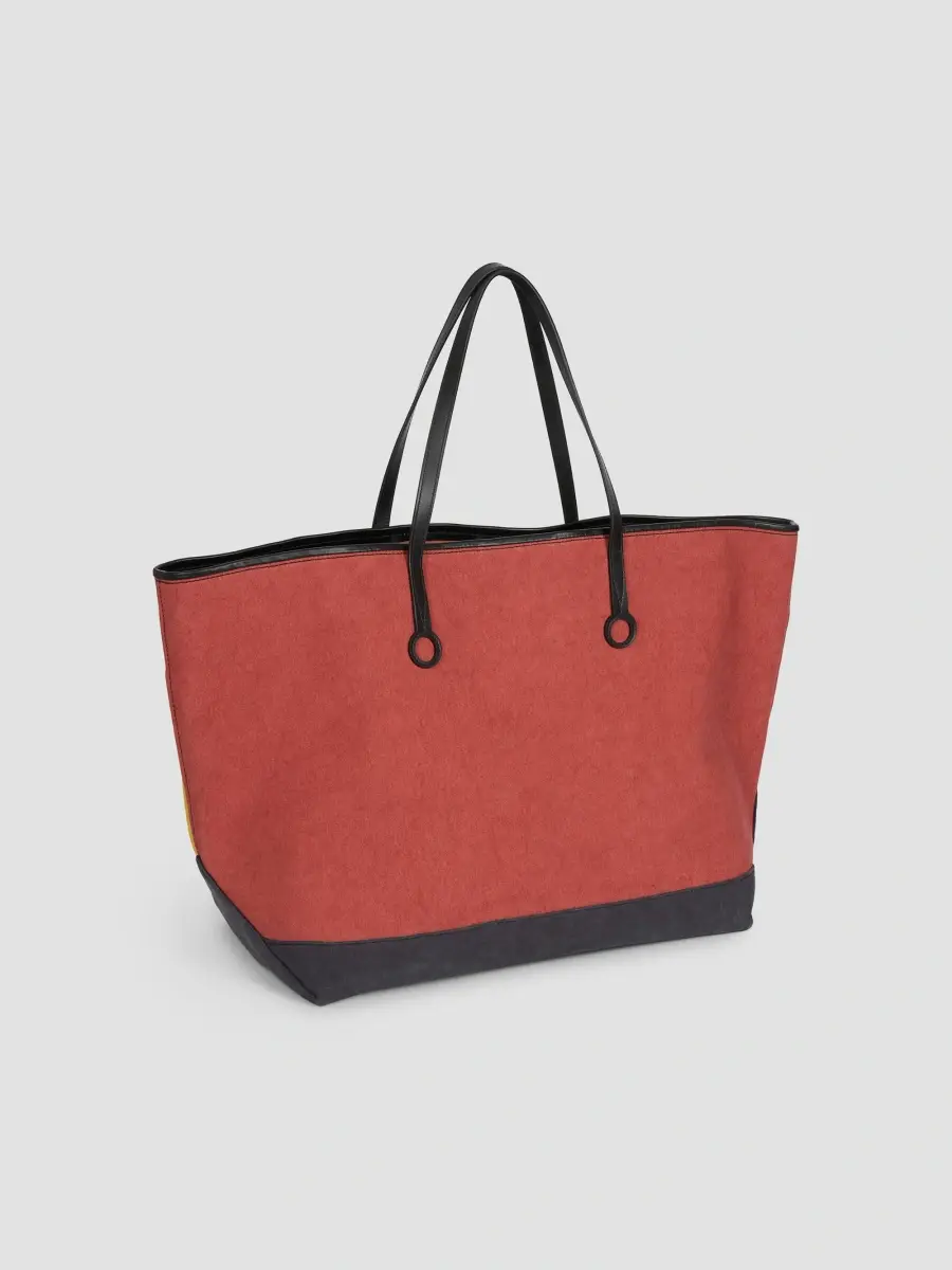 JW Anderson Men's XL Anchor Canvas & Leather Tote Bag | Thumbnail 4 JW Anderson Men's XL Anchor Canvas & Leather Tote Bag | Thumbnail 4