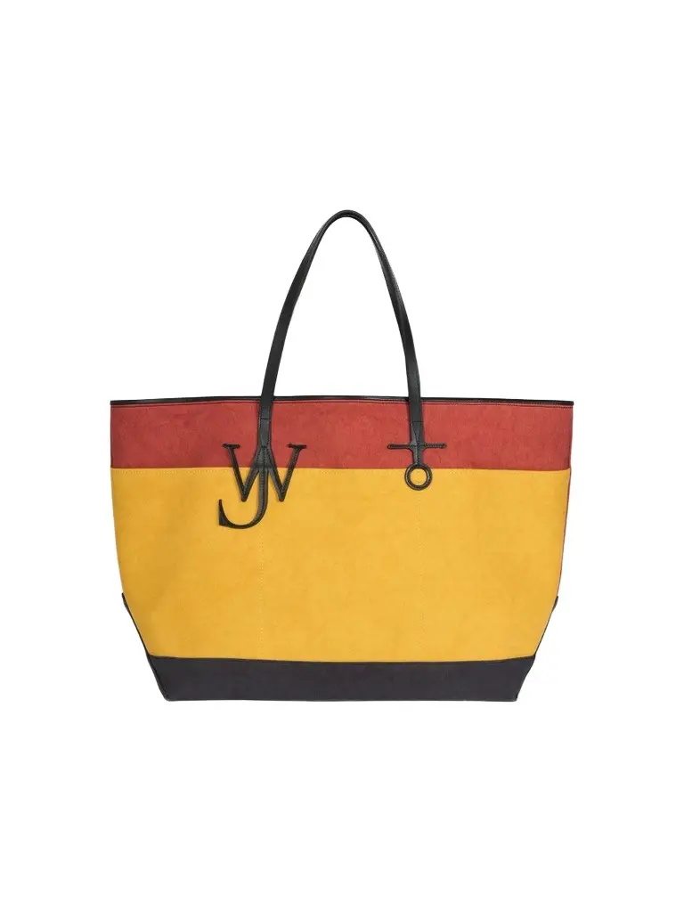 JW Anderson Men's XL Anchor Canvas & Leather Tote Bag