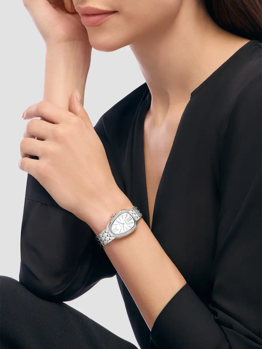 BVLGARI Women's Serpenti Seduttori Stainless Steel & 0.62 TCW Diamond Bracelet Watch/34MM | Thumbnail 2 BVLGARI Women's Serpenti Seduttori Stainless Steel & 0.62 TCW Diamond Bracelet Watch/34MM | Thumbnail 2