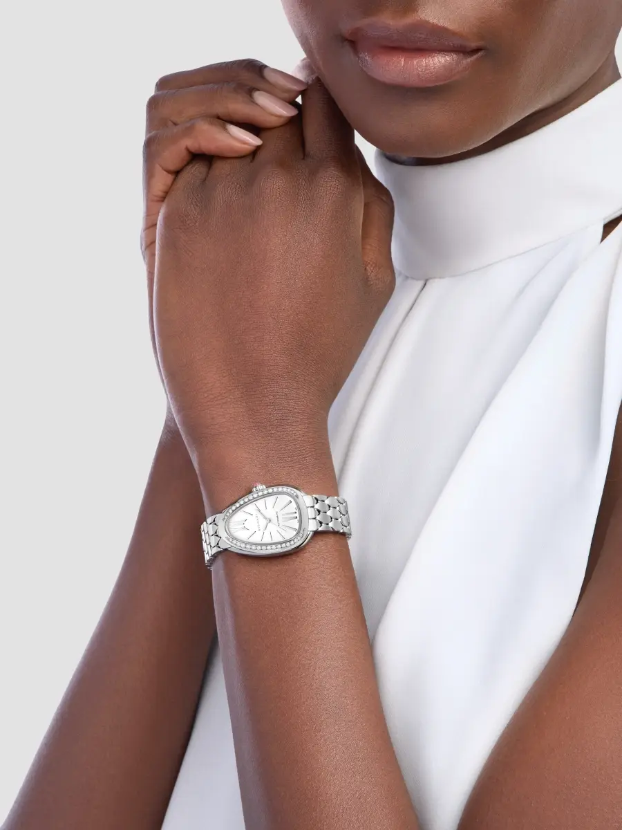 BVLGARI Women's Serpenti Seduttori Stainless Steel & 0.62 TCW Diamond Bracelet Watch/34MM | Thumbnail 3 BVLGARI Women's Serpenti Seduttori Stainless Steel & 0.62 TCW Diamond Bracelet Watch/34MM | Thumbnail 3
