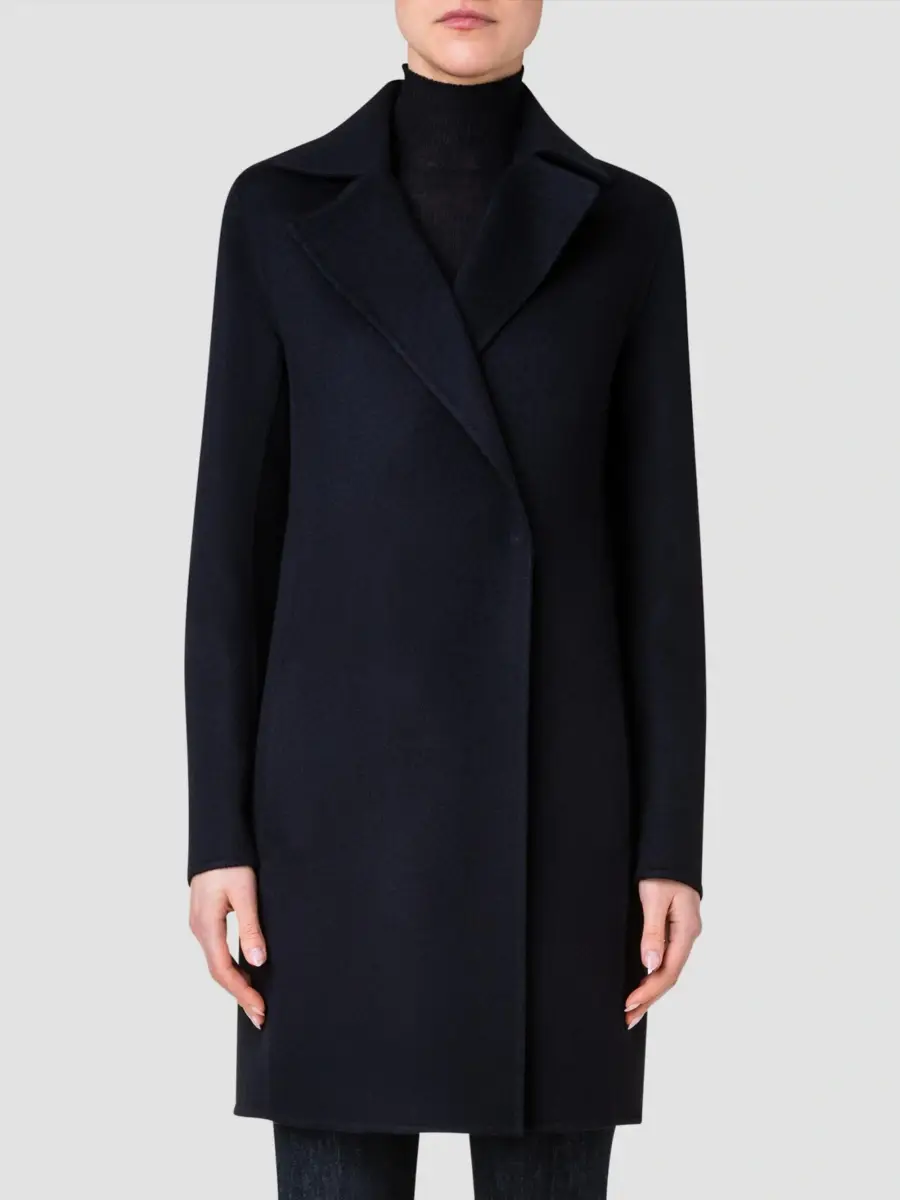 Akris Women's Bera Double-Faced Cashmere Car Coat | Thumbnail 3 Akris Women's Bera Double-Faced Cashmere Car Coat | Thumbnail 3