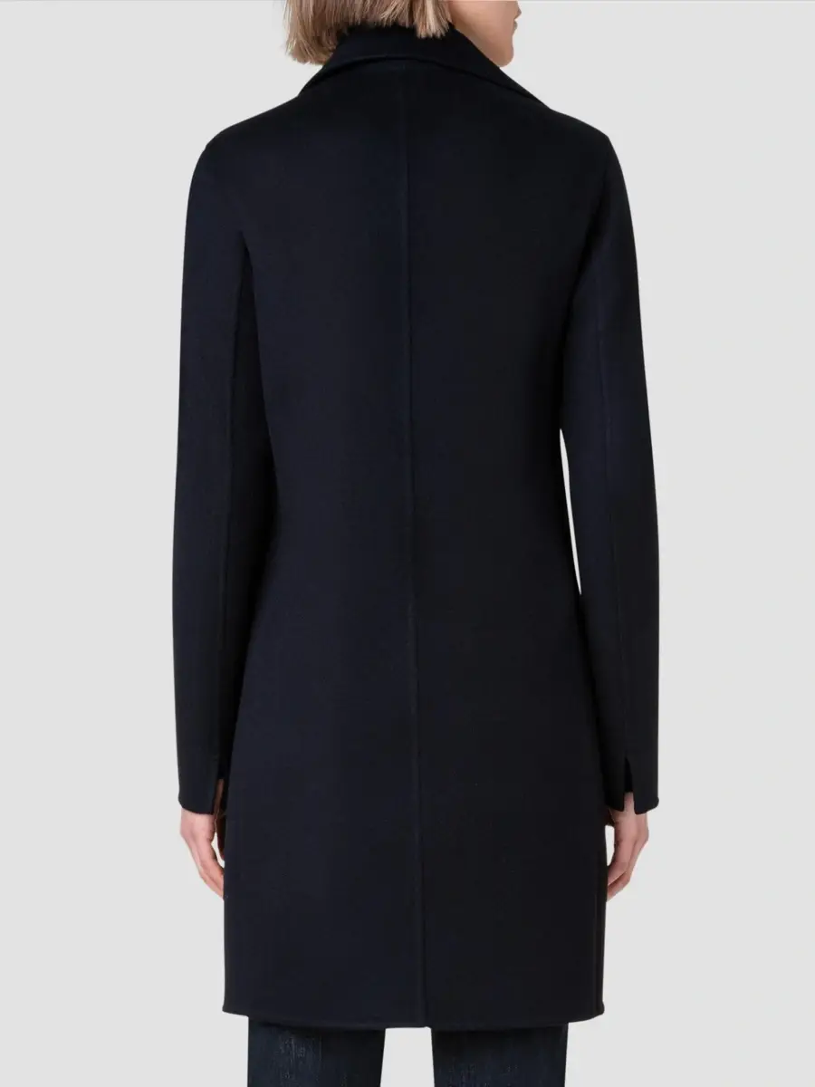 Akris Women's Bera Double-Faced Cashmere Car Coat | Thumbnail 4 Akris Women's Bera Double-Faced Cashmere Car Coat | Thumbnail 4