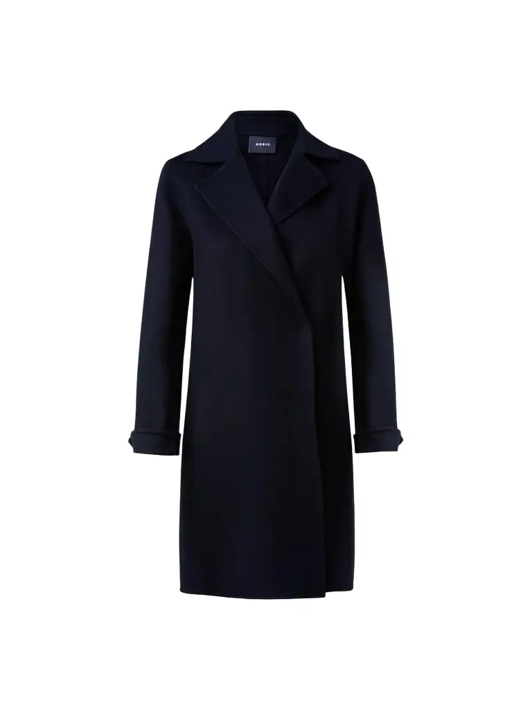 Akris Women's Bera Double-Faced Cashmere Car Coat