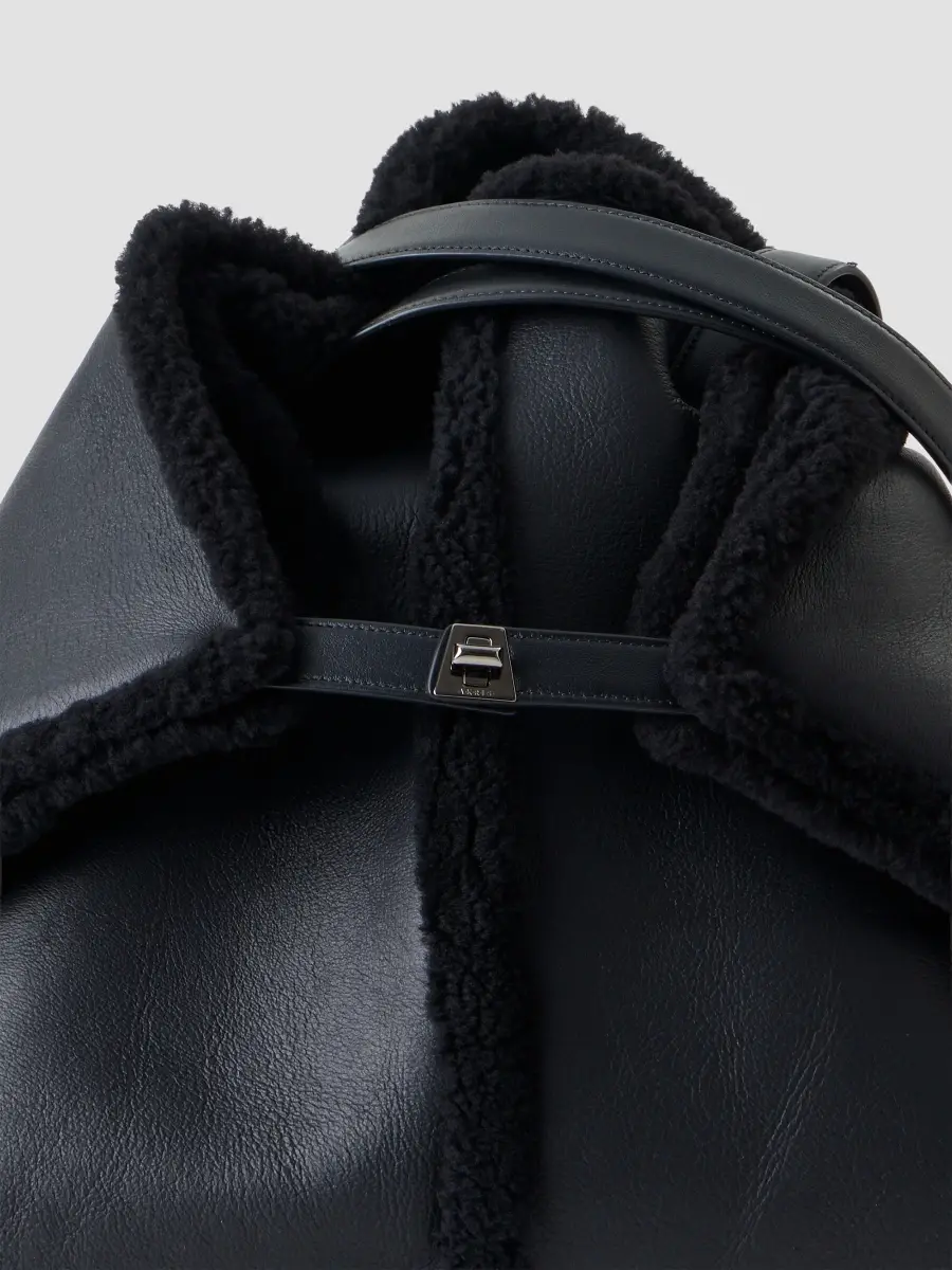 Akris Women's Ai Reversible Leather & Shearling Tote Bag | Thumbnail 6