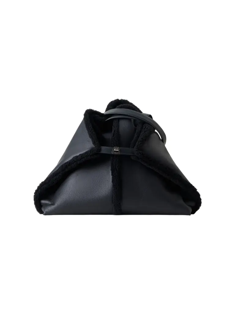 Akris Women's Ai Reversible Leather & Shearling Tote Bag
